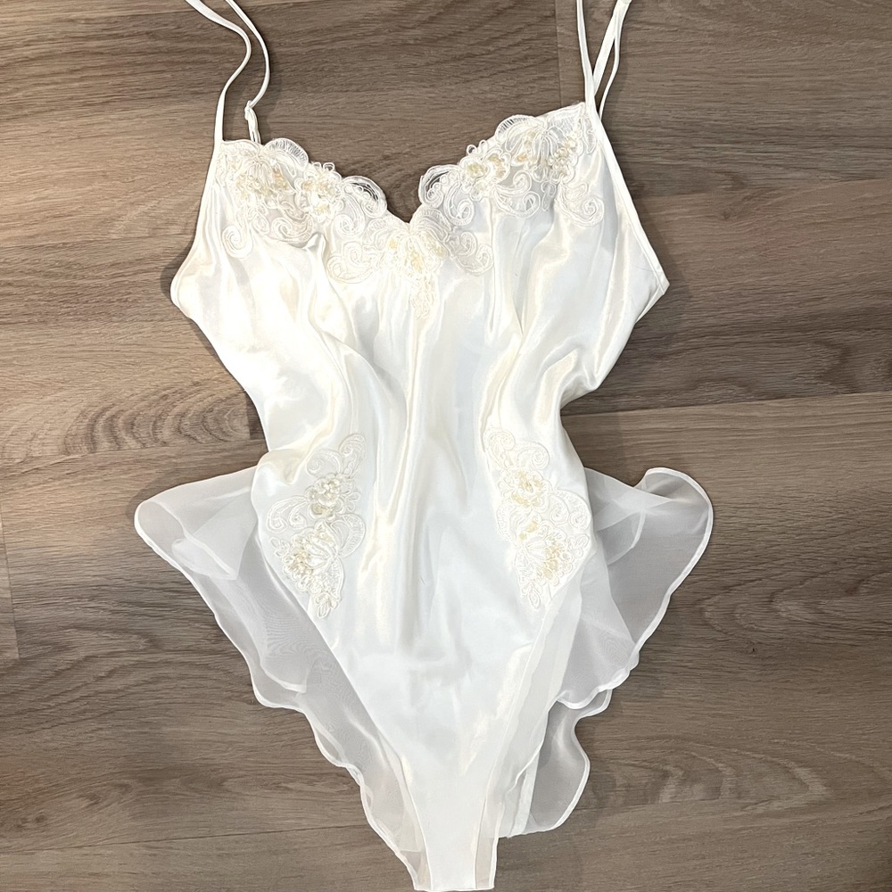 Victoria’s Secret vintage beaded bodysuit.
